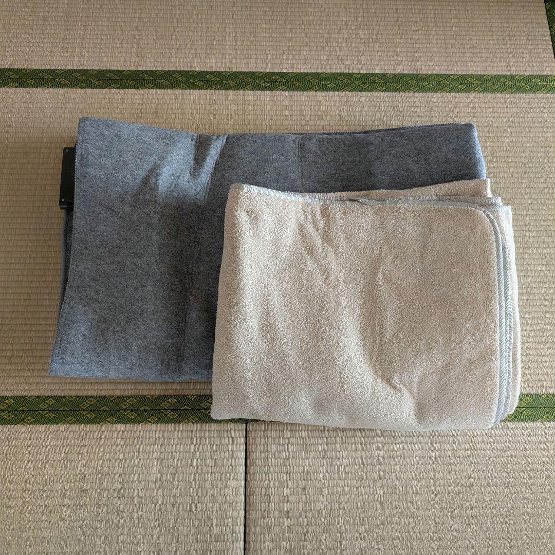 山善3畳ホットカーペット＆フリーライフ洗えるラグ　セット　広め