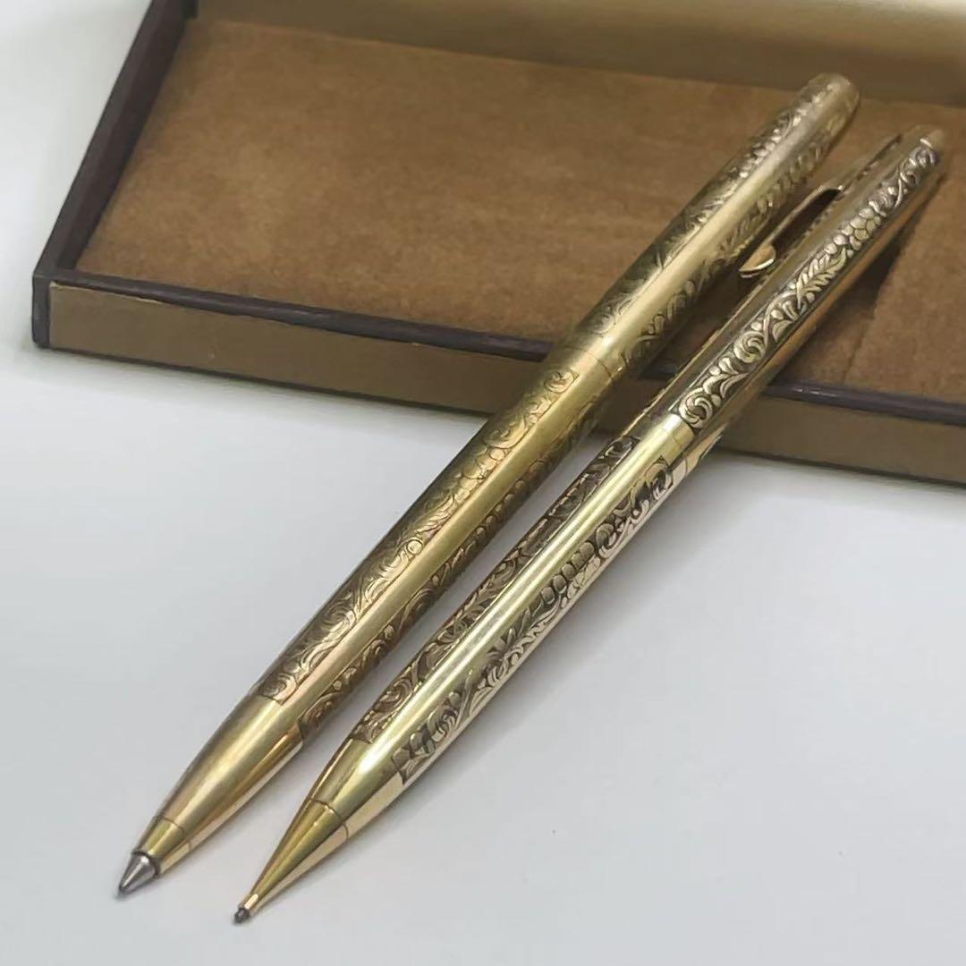 米国ヴィンテージ シェーファー K12金張り シャープペンシル・ボールペンセット