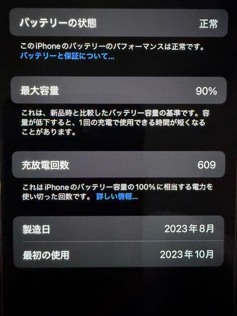 スマートフォン本体 iPhone15Pro 256GB