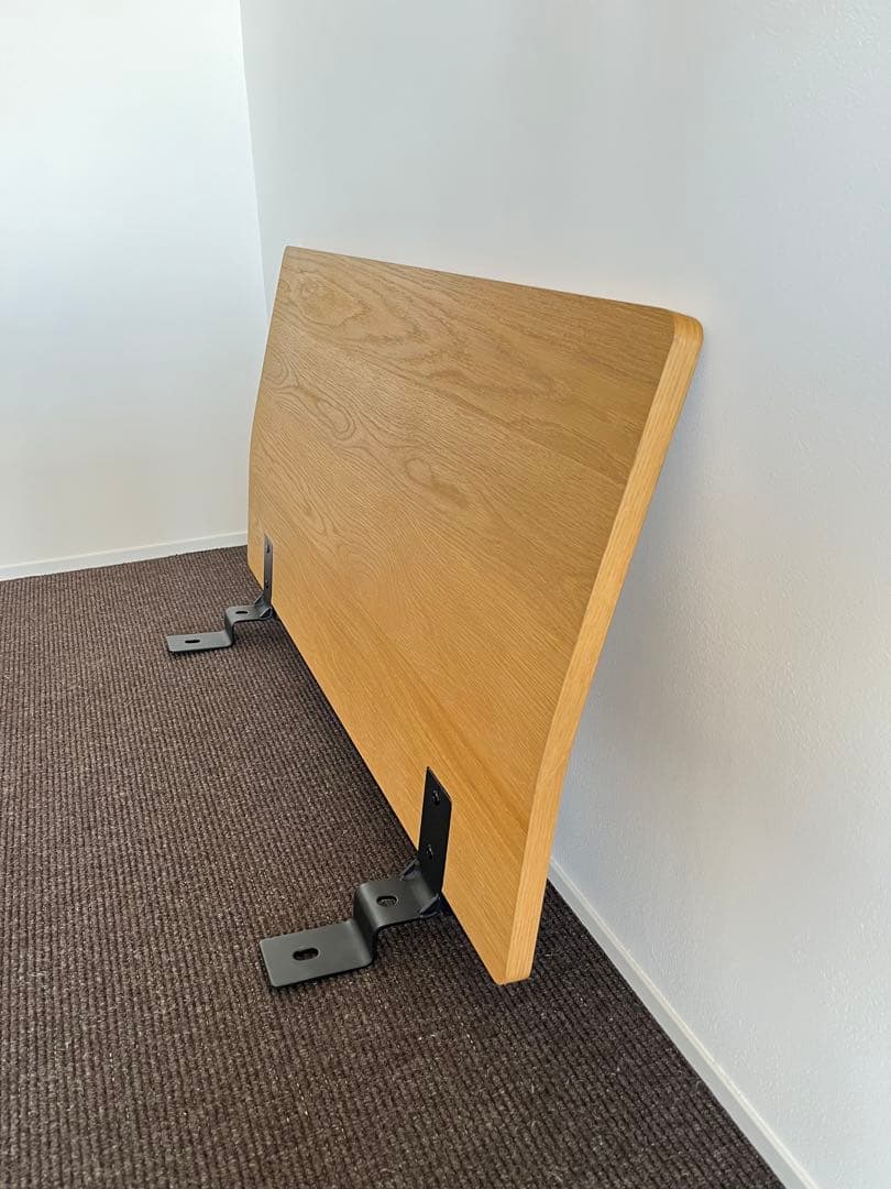 無印良品 ベッドフレーム用ヘッドボード・シングル・オーク材 02850623