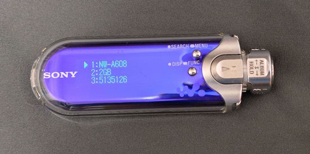 SONY NW-A608 デジタルオーディオプレーヤー ブルー