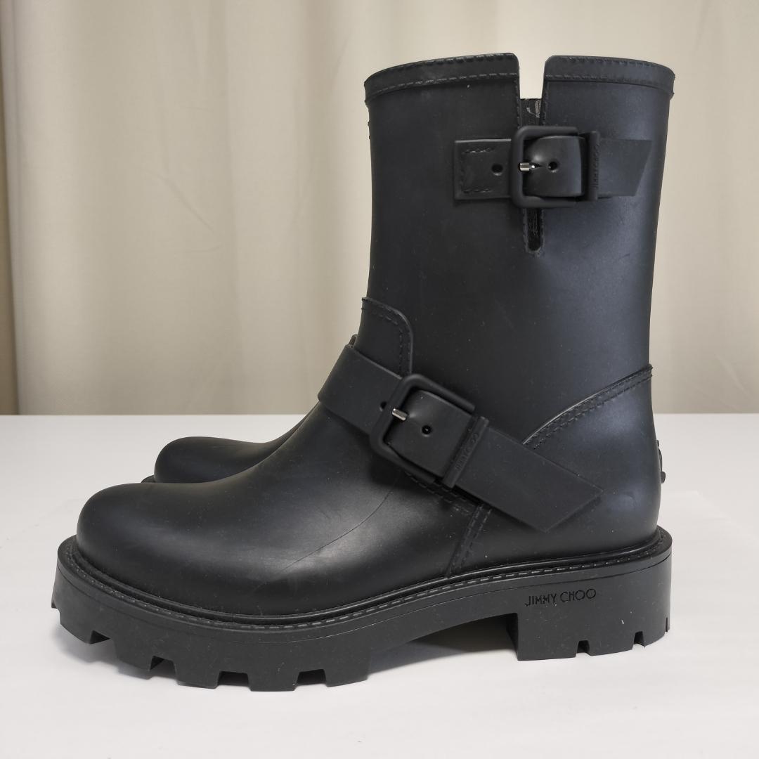 ⑲ JIMMY CHOO ジミーチュウ レインブーツ 36 23cm