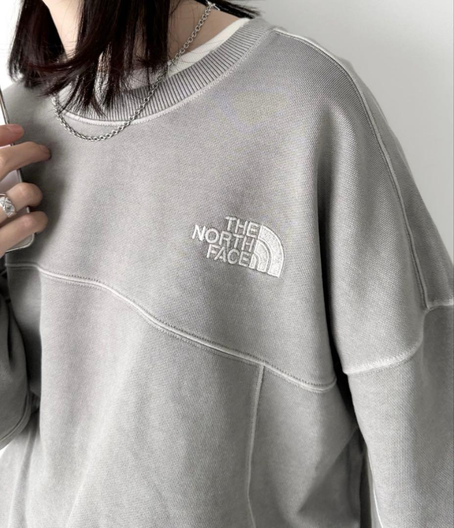 新品　THE NORTH FACE ワンポイント ロゴ刺繍 オーバースウェット