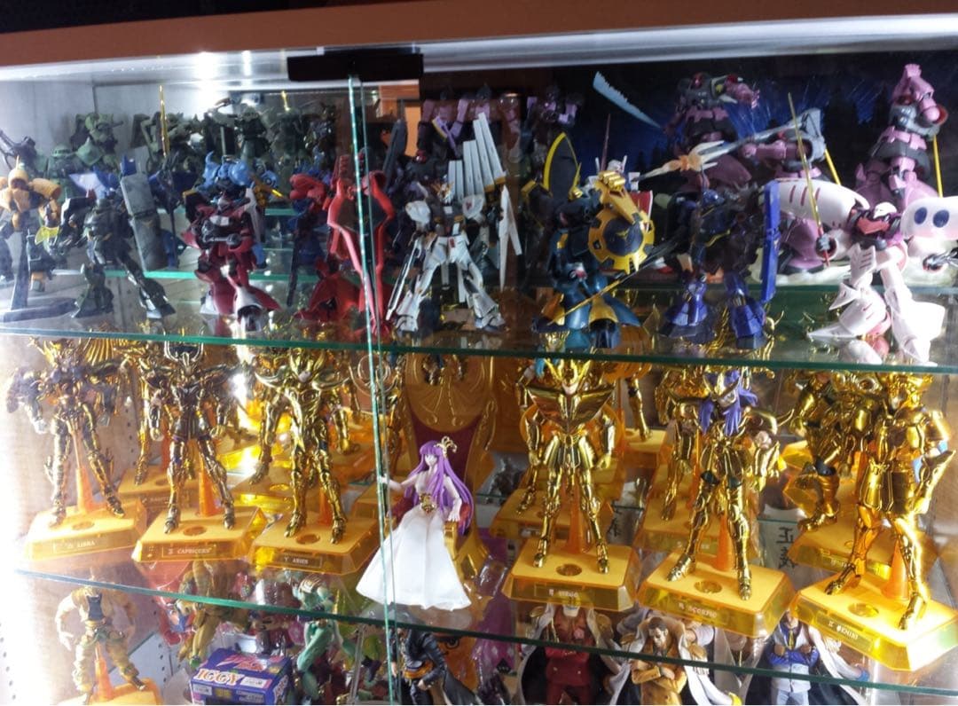 【くーちゃんさん専用】JAJANコレクションラック（ LED照明、鍵付き）