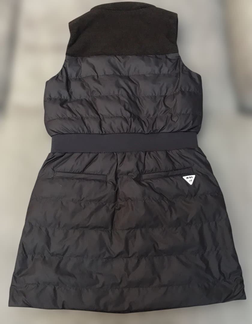 マスターバニー　中綿　ワンピース　ロング　ベスト　黒　サイズ1