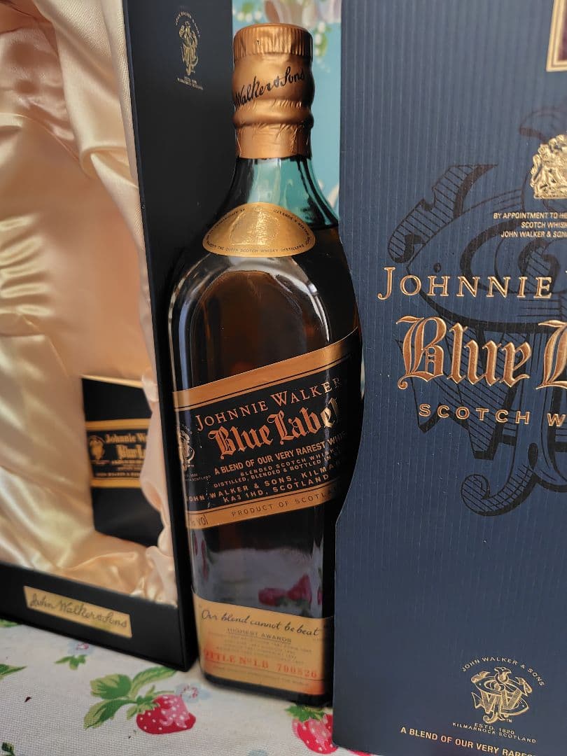 ジョニーウォーカー ブルーラベル 旧ボトル　43度 古酒　750ml
