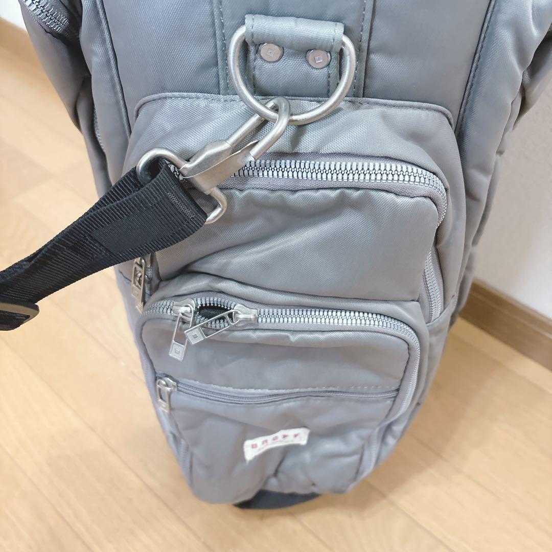K417 onoff ライトグレー ハンドル付き キャディバッグ