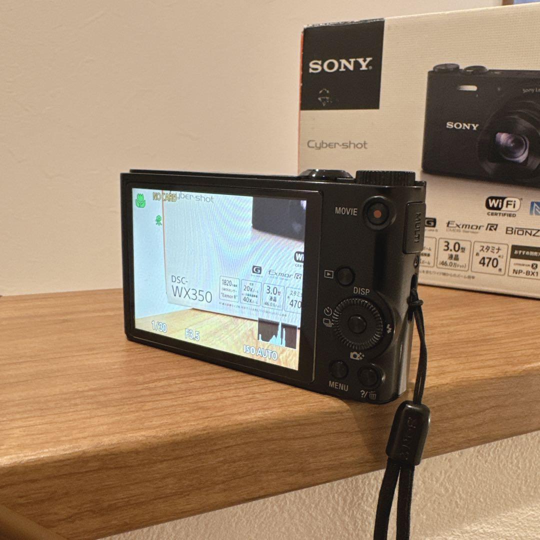 SONY Cyber-shot DSC-WX350 ブラック デジタルカメラ