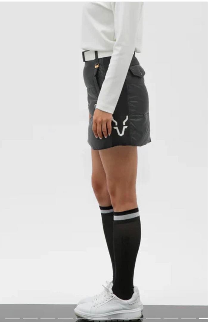 ブラックキルティングスカート CPGgolf