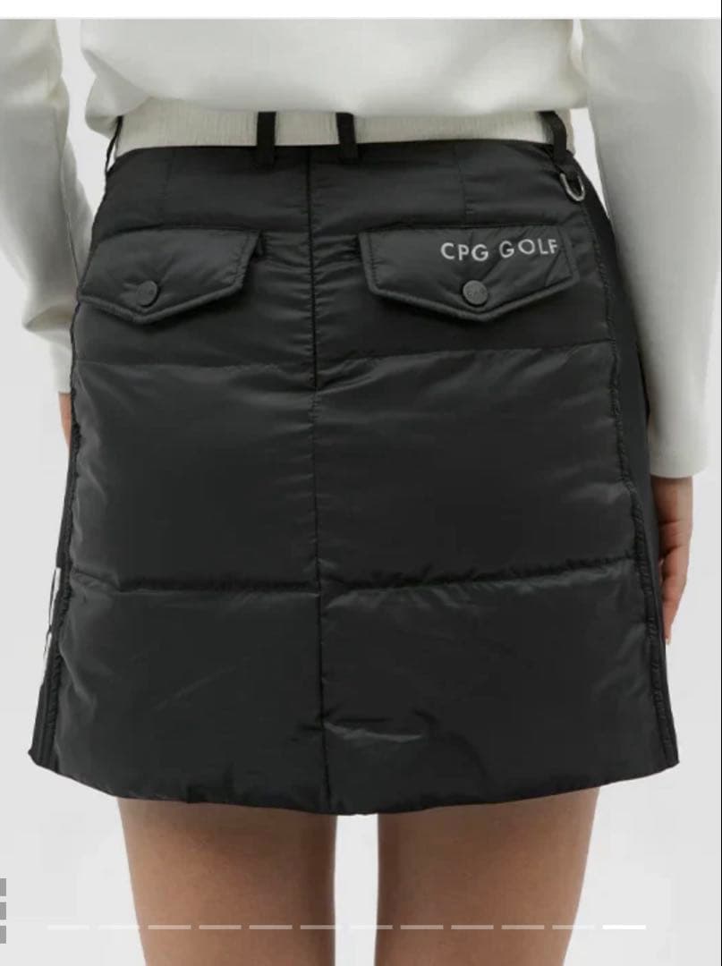 ブラックキルティングスカート CPGgolf
