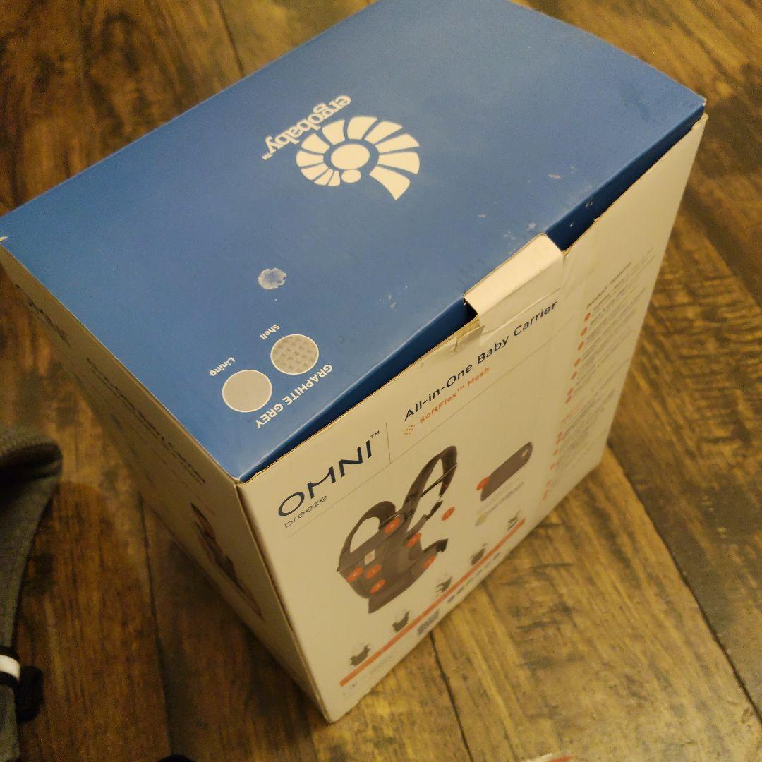 【極美品】エルゴベビー　オムニブリーズ　グラファイトグレー