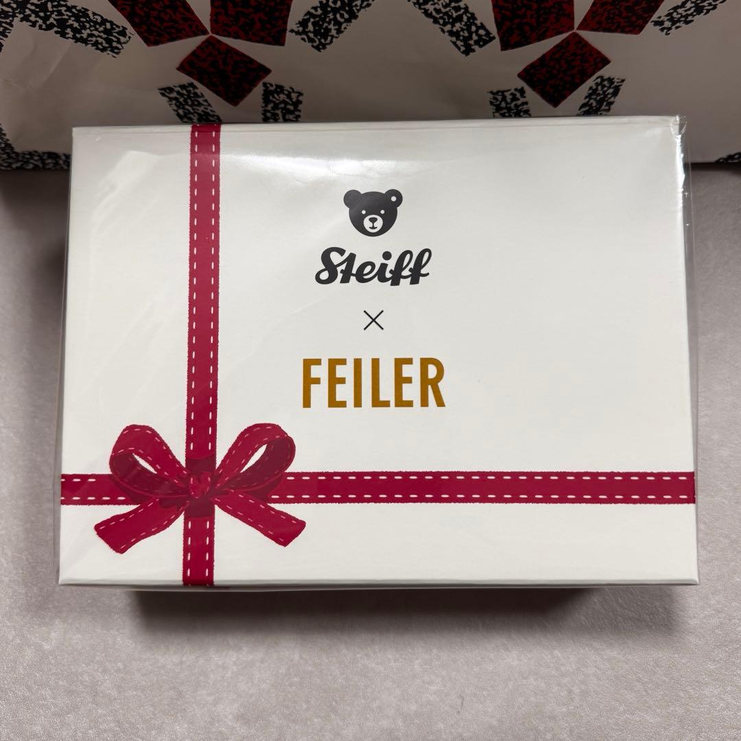 【新品未開封】フェイラー　シュタイフ　FEILER ハンカチ ぬいぐるみ付き