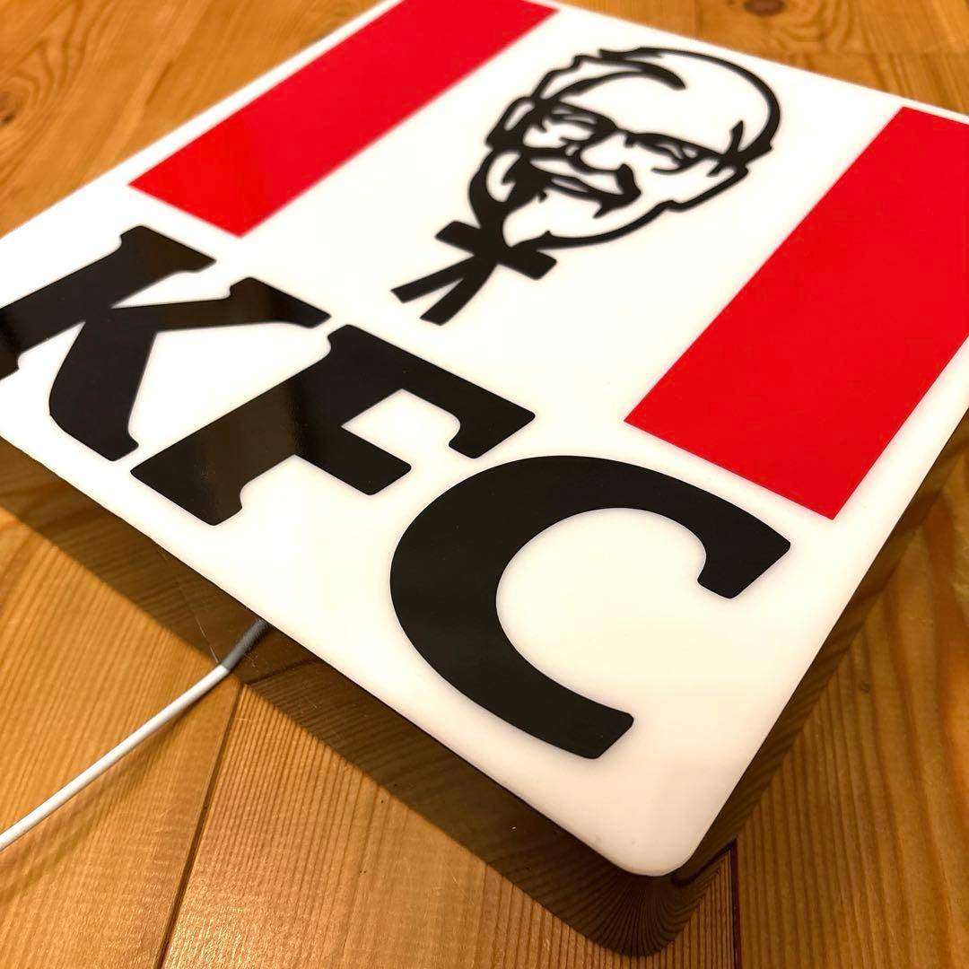 ビンテージ　ケンタッキーフライドチキン　カーネルサンダース　ライトアップ　看板