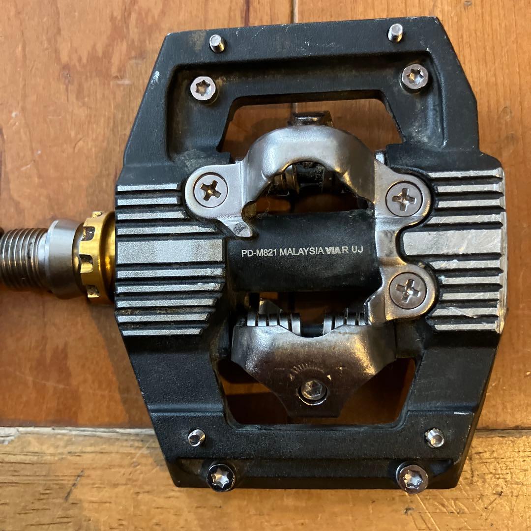 PD-M821 自転車用ペダル ブラック、セイント、saint