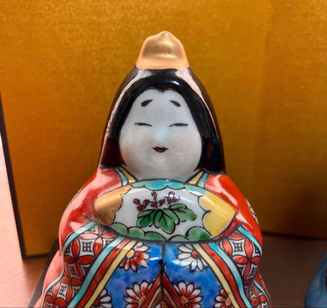 円左エ門　有田焼　 雛人形 ひな人形　円左衛門窯　陶器　箱付き