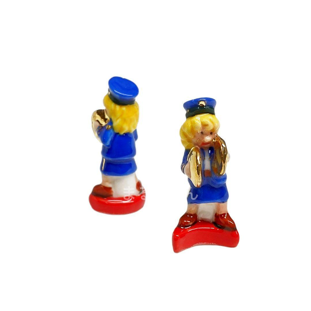 【新品・未使用】フランスの街の音楽隊　パレード　金彩　フェーヴ12点　送料込み
