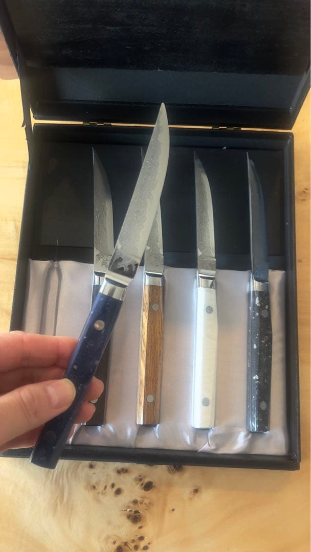 高村刃物　テーブルナイフ 5本セット 半年かけて作ったオーダーメイド 未使用品