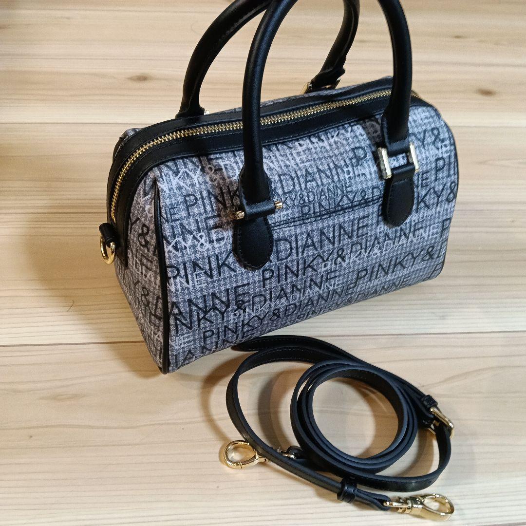 ピンキー&ダイアン　ツイード調 2WAY　ミニボストン　ショルダーバッグ