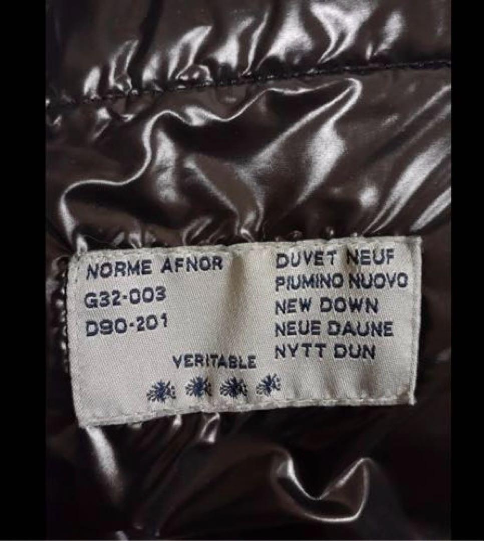 MONCLER ブラック ダウンジャケット サイズ2