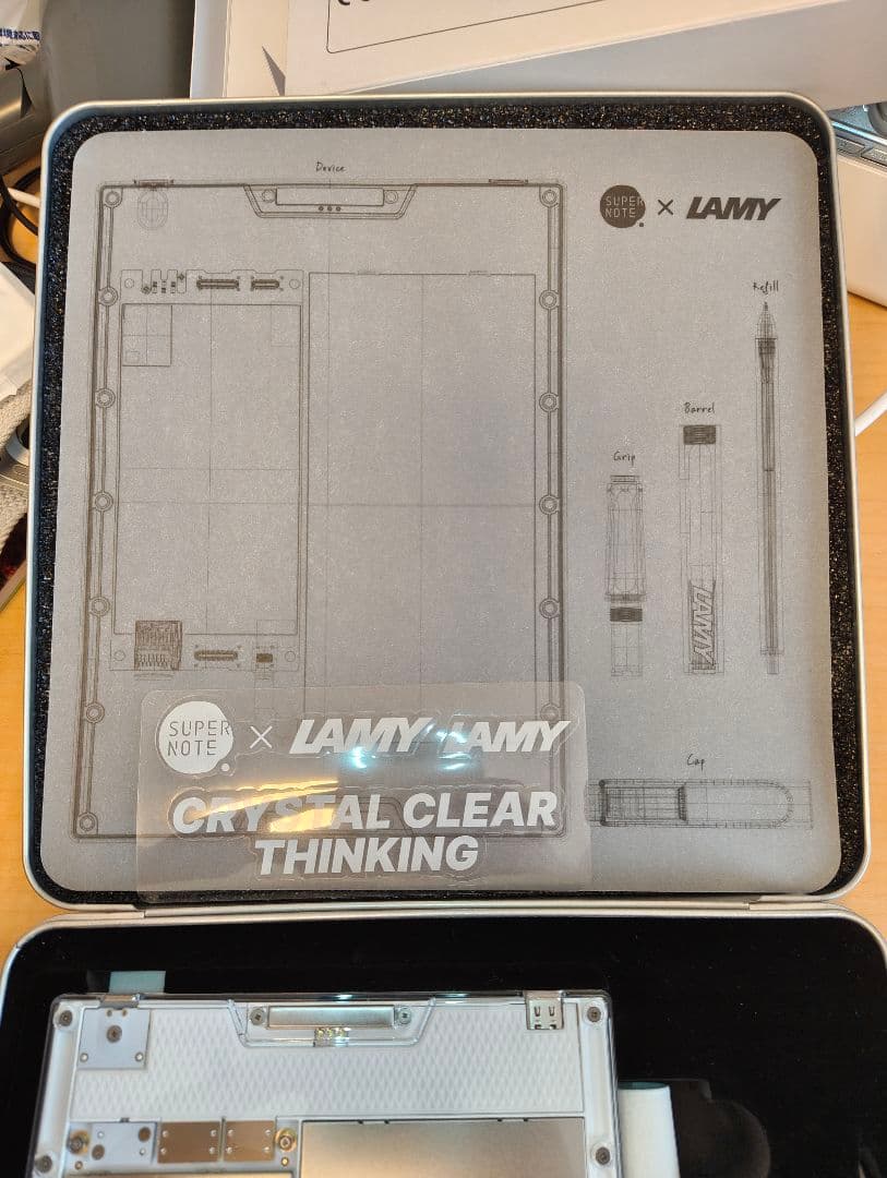 Supernote × LAMY CRYSTAL CLEAR THINKING