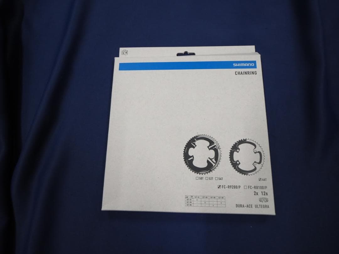 ￥14737未使用 シマノ チェーンリング 46T-NH 9200 12速