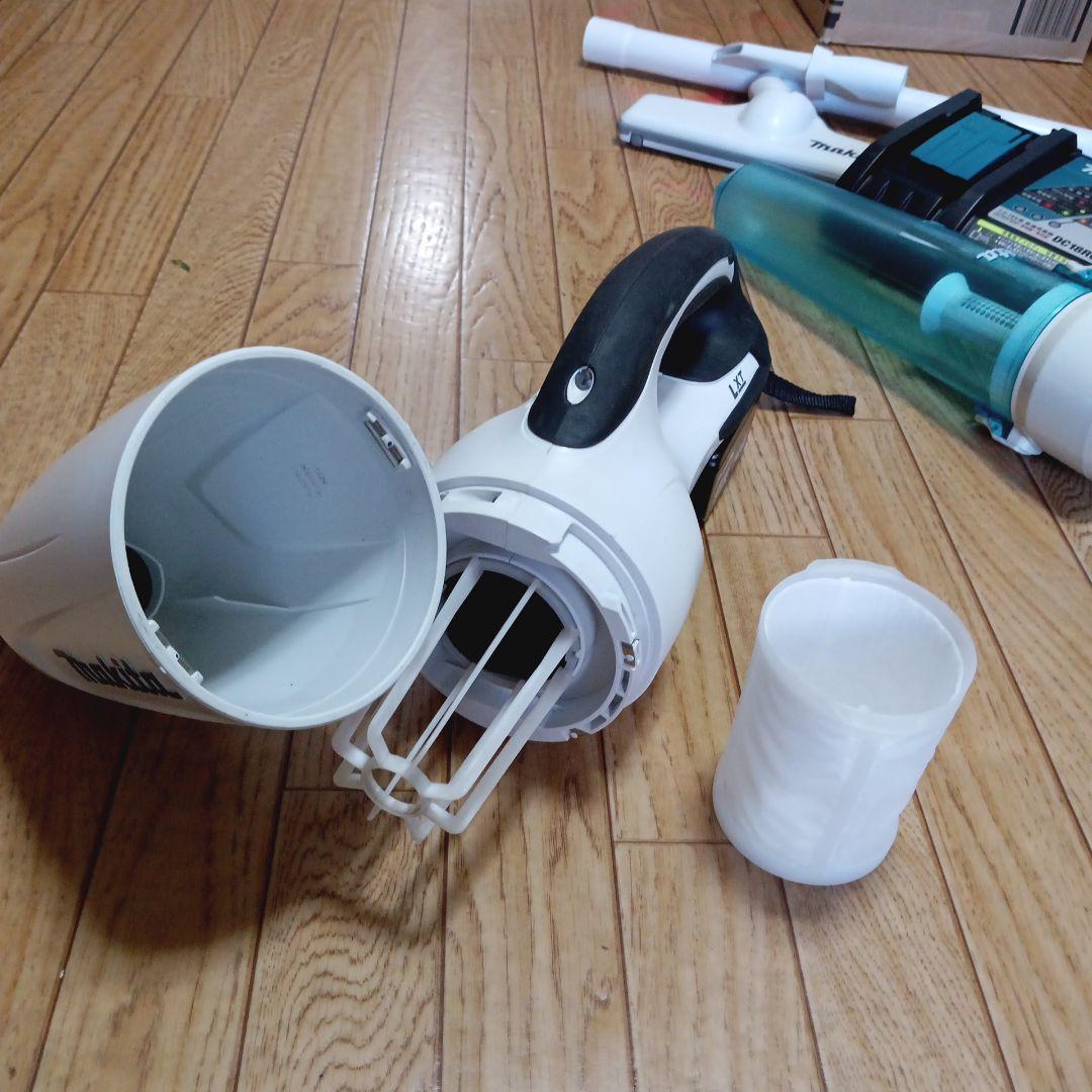 マキタ14.4V充電式クリーナCL140FD 純正バッテリ、充電器、サイクロン付