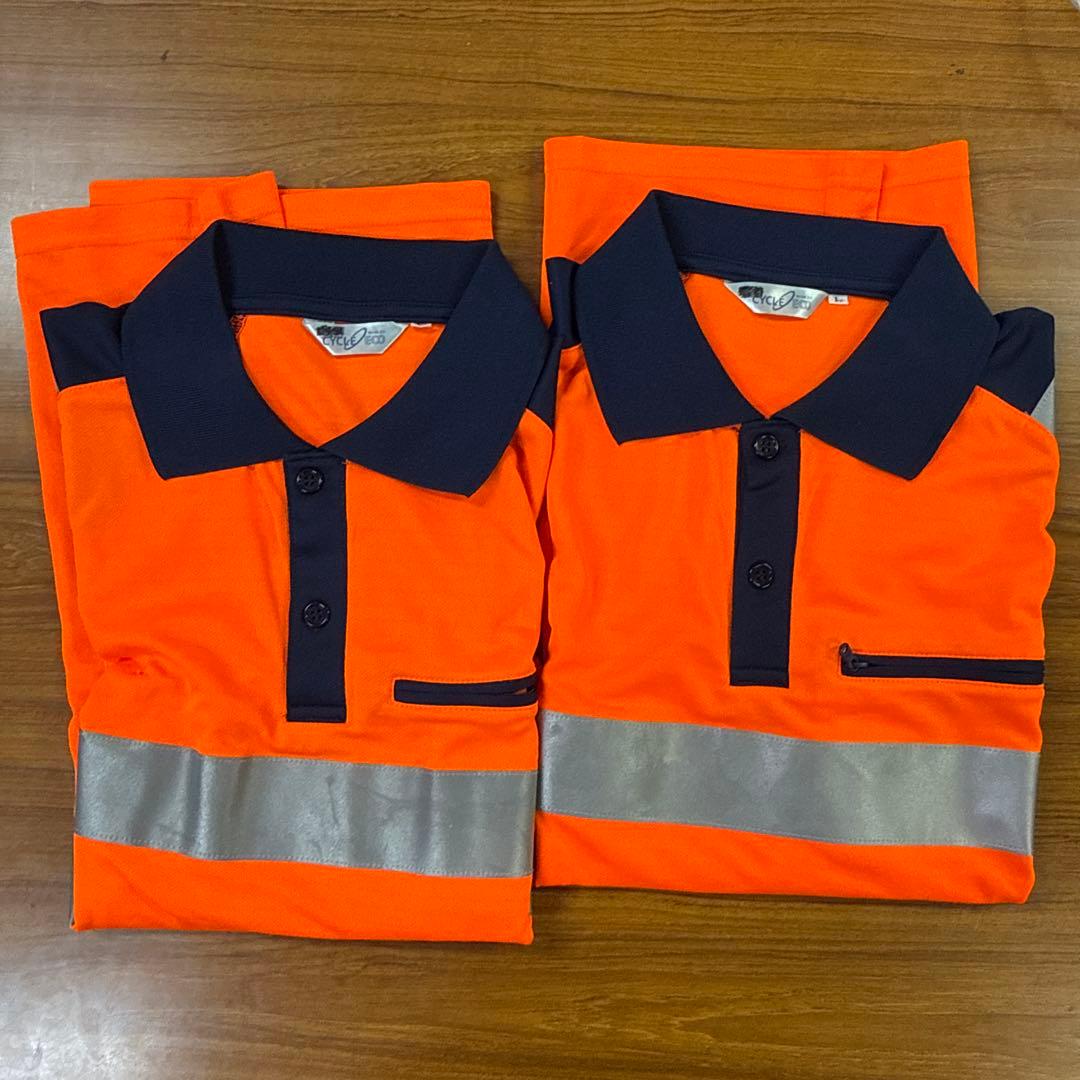 高視認性ポロシャツ 反射材付き　おまけあり