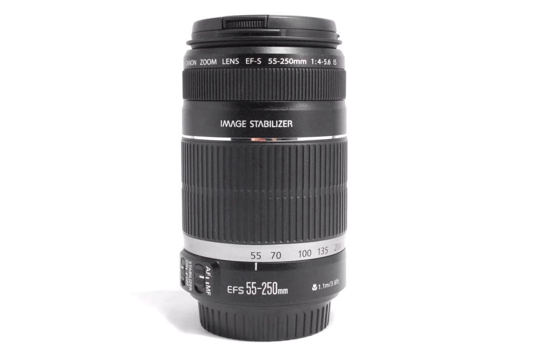 美品✨イベントに✨Canon EF-S 55-250mm IS 望遠レンズ