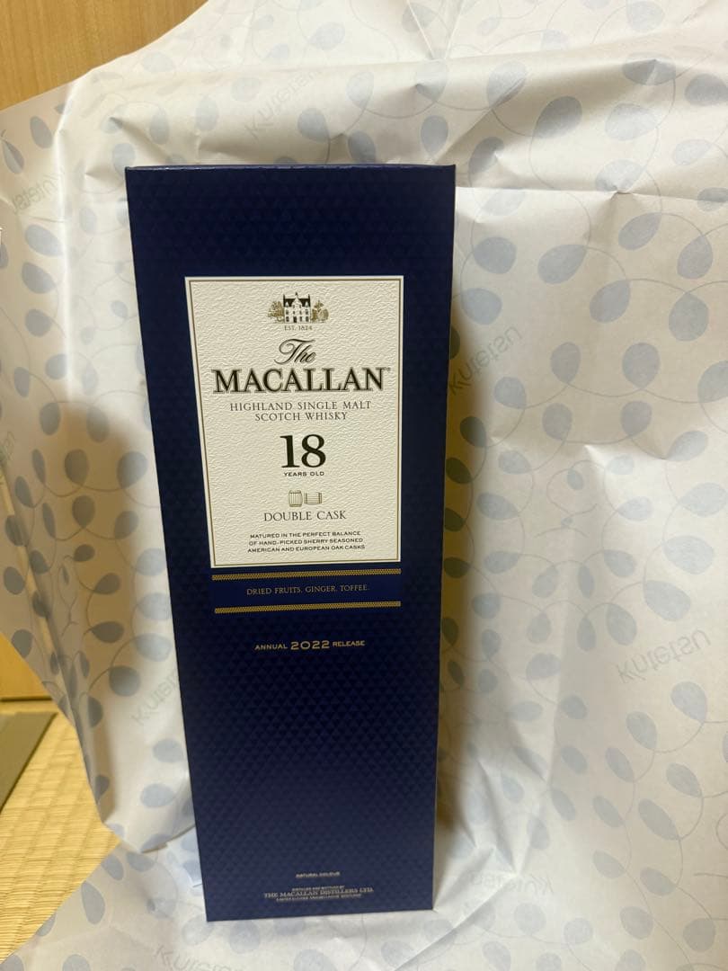 ウイスキー マッカランダブルカスク18年 43度　700ml 1本シングルモルト