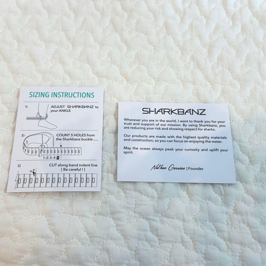 【美品】SHARKBANZ 2 ホワイト　サメ避け　説明書ステッカー付