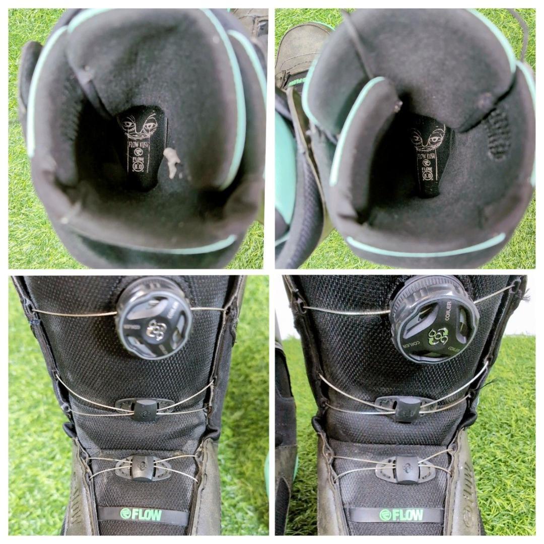 FLOW フロー フロウ 24.5cm スノーボード BOA ボアブーツ