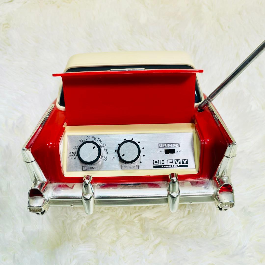 美品　激レア　現状品　ビンテージラジオ　シボレー　ベルエア　インテリア