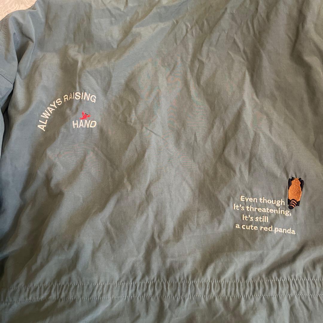 グラニフ ショートモッズコート IKAKU レッサーパンダ 3way Ｌ刺繍