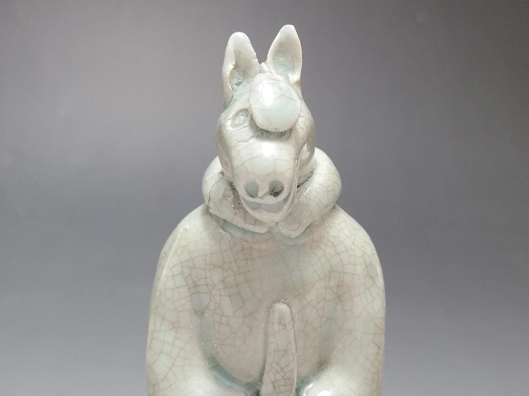 白磁 十二支 干支 動物像 12匹 揃い 宋元時代 高さ約14~16.9cm