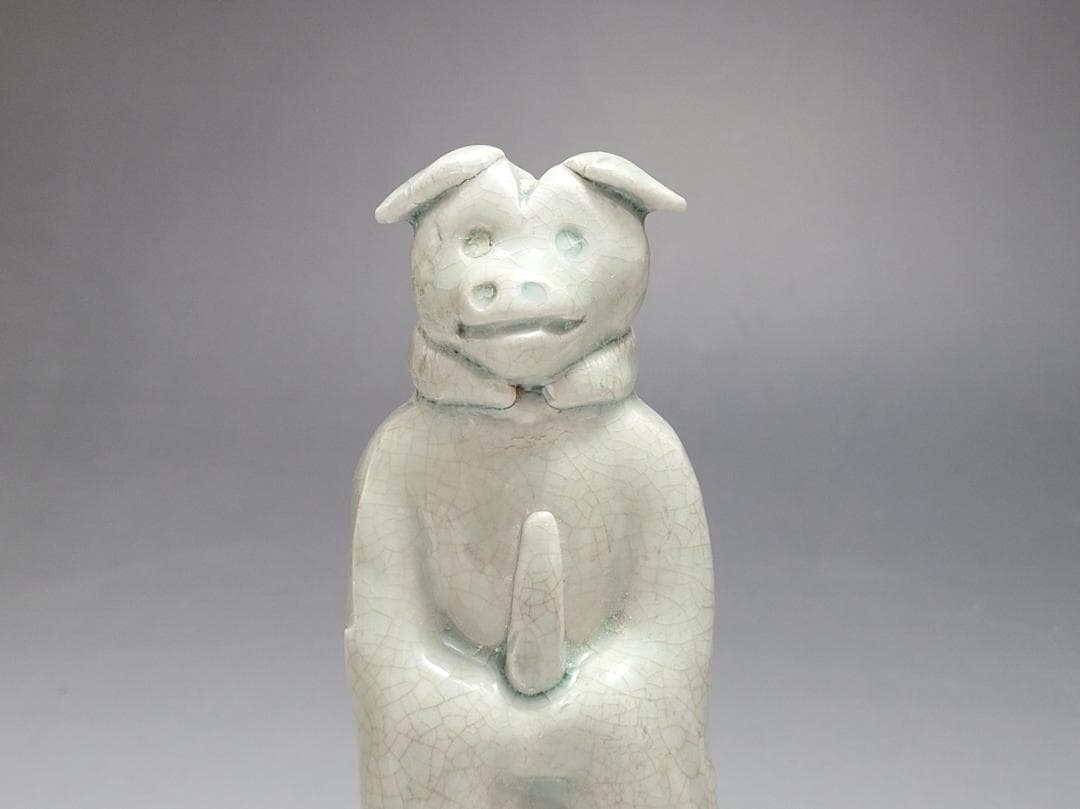 白磁 十二支 干支 動物像 12匹 揃い 宋元時代 高さ約14~16.9cm