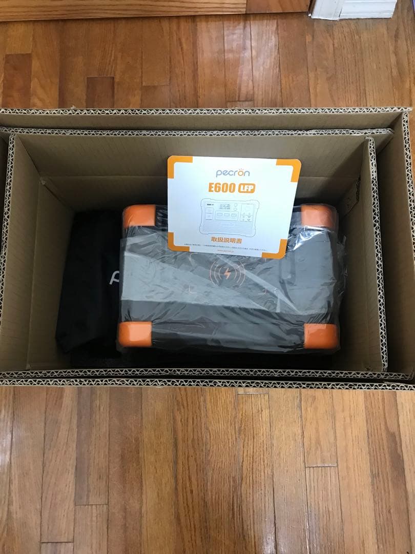 PECRON ポータブル電源 E600LFP リン酸鉄1200W / 614Wh