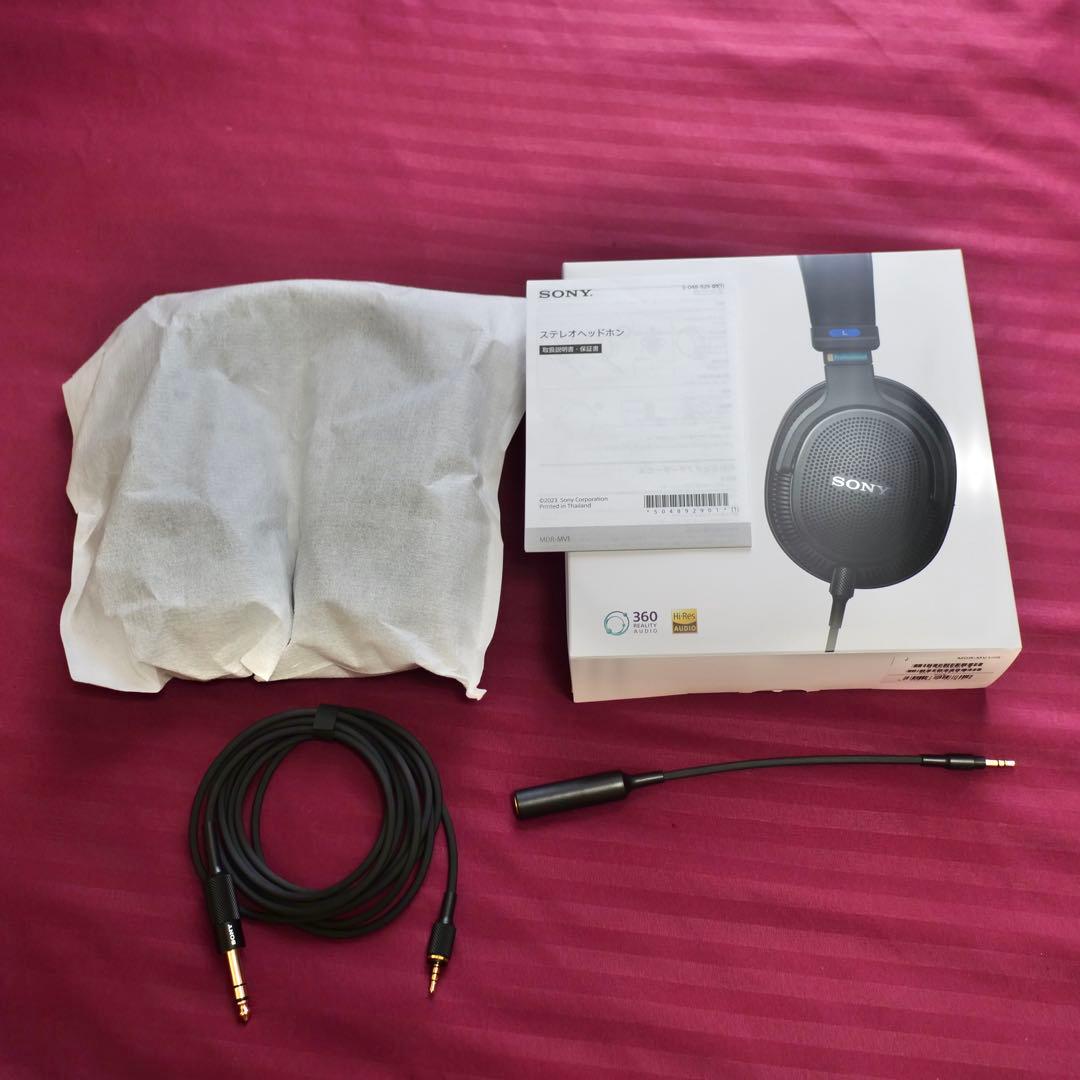 【美品】SONY MDR-MV1 有線ヘッドホン【4.4mmバランスケーブル付】