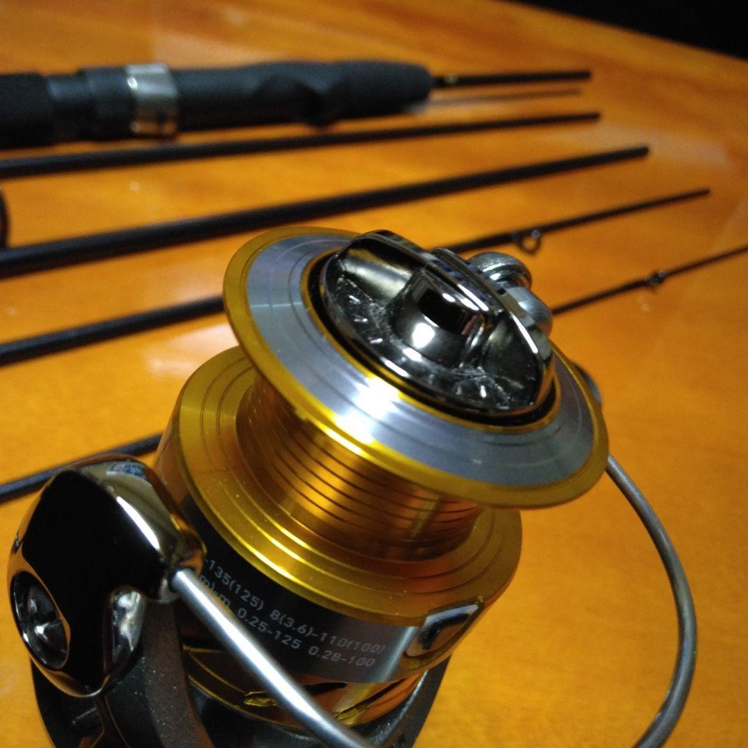 アジングロッド 　スピニングリールセット　レブロス　ロッド665UL