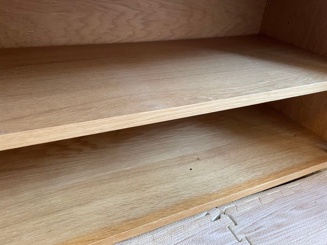 【廃盤商品】　無印良品　スタッキングキャビネット　オーク材