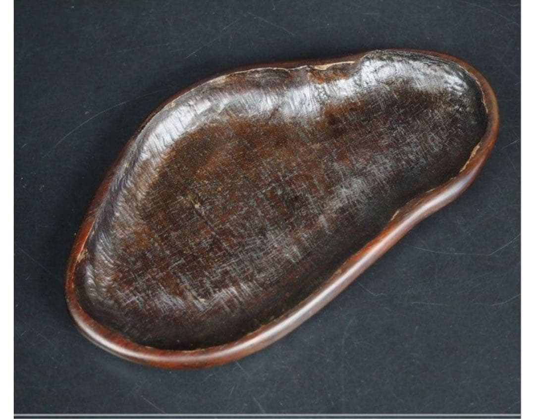 送料無料　水石愛好家蔵品放出 天然石　鞍馬石　遠山石　名石　唐木台座　本物保証