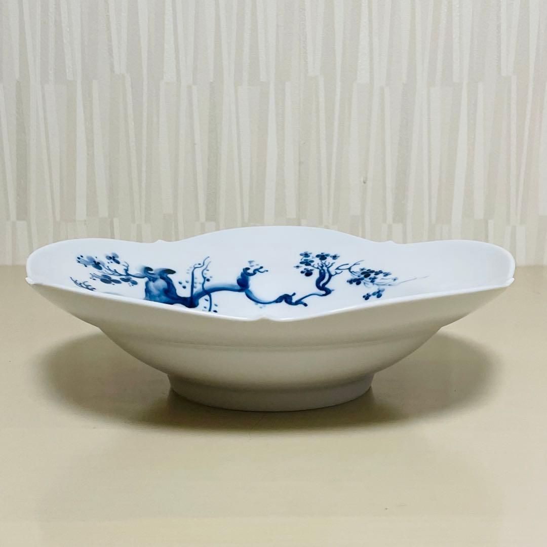 未使用 Meissen マイセン ブルーオーキッド スーププレート 深皿