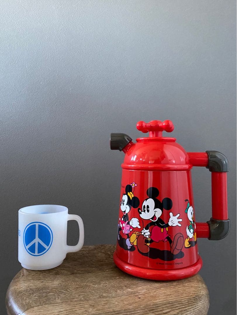 JAPAN ビンテージ ディズニー ミッキーマウス ポット 魔法瓶 希少 美品