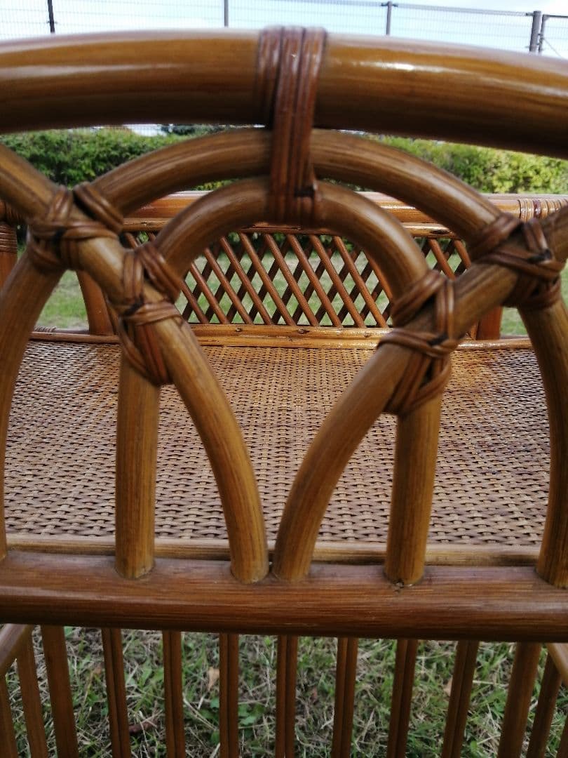 ヴィンテージ　コイズミ　ラタン　ランドリーラック　ランドリーバスケット　脱衣籠