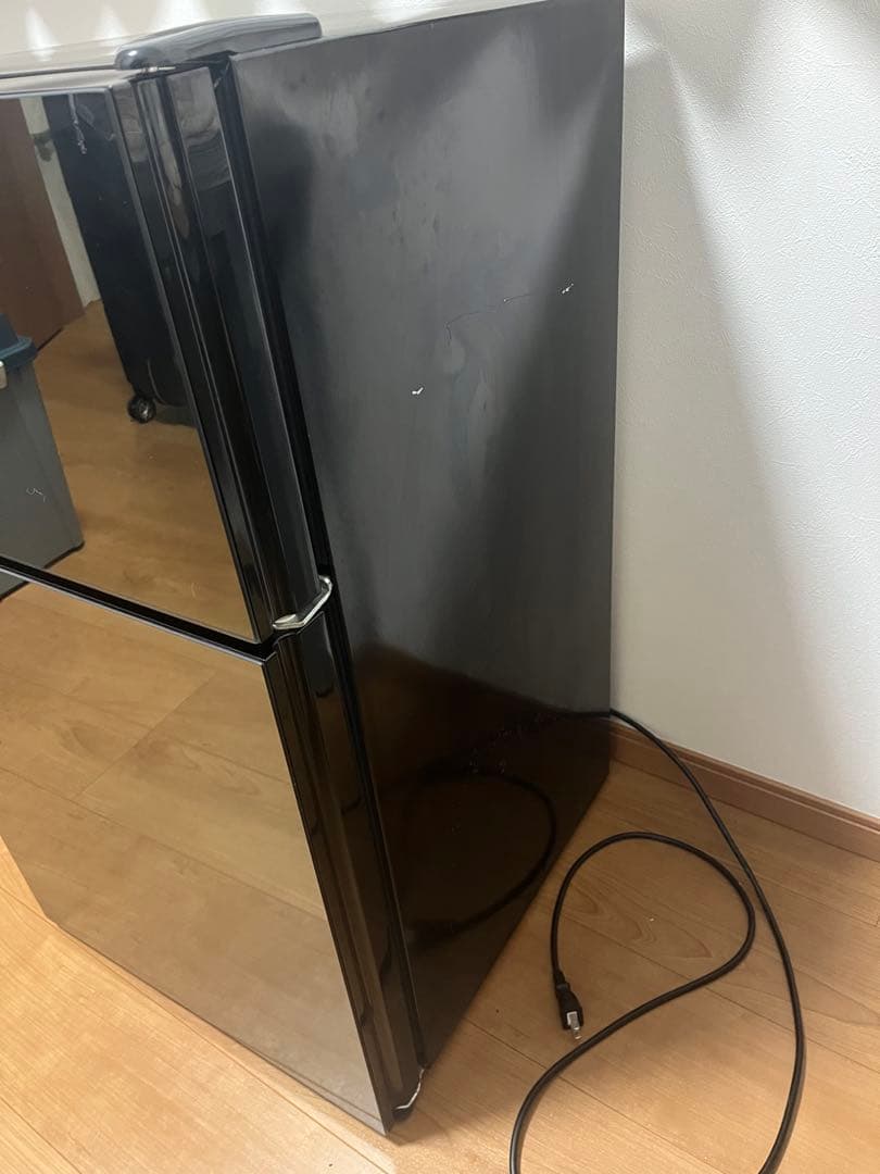 アイリスプラザ 冷凍冷蔵庫 81L ブラック PRC-B082DM-B 送料無料