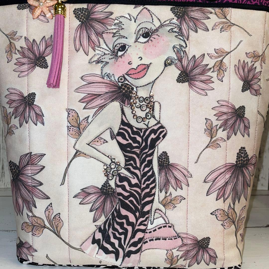 ロラライハリス 縦長トートバッグ、ワイヤーポーチセット