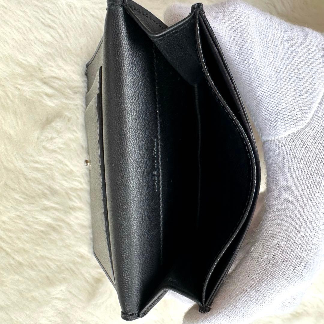 未使用級✨サンローラン カードケース 名刺入れ レザー ブラック ビジネス