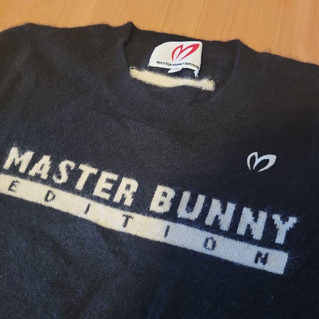 カシミヤ100％❤あったか柔らかMASTER BUNNY ブラックニット☆