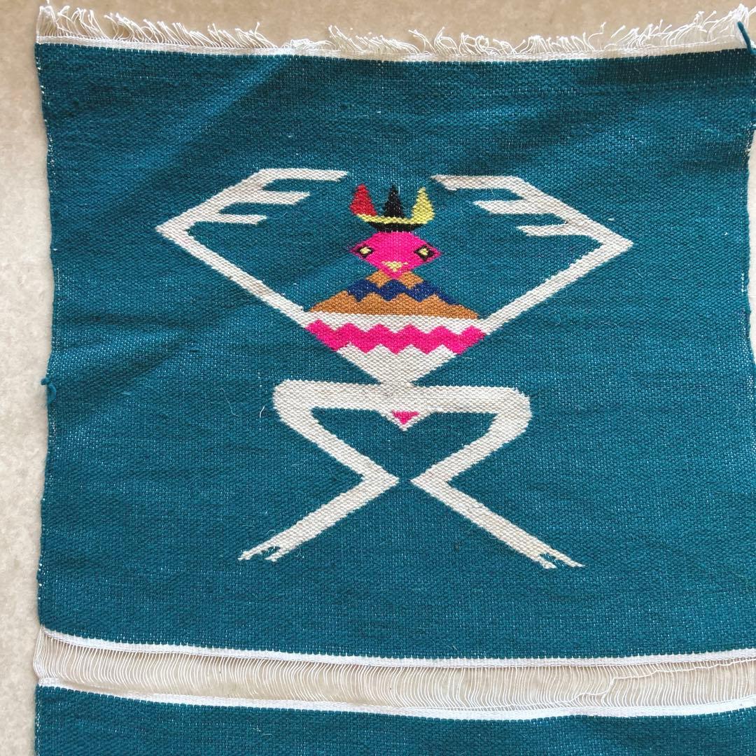 4連ヴィンテージエクアドルラグ　AKIOS  INDUSTRIES