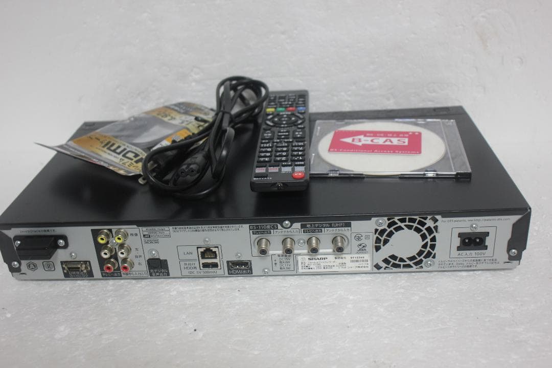 内部徹底清掃 SHARP ブルーレイ2TB BD-T2700 2015年