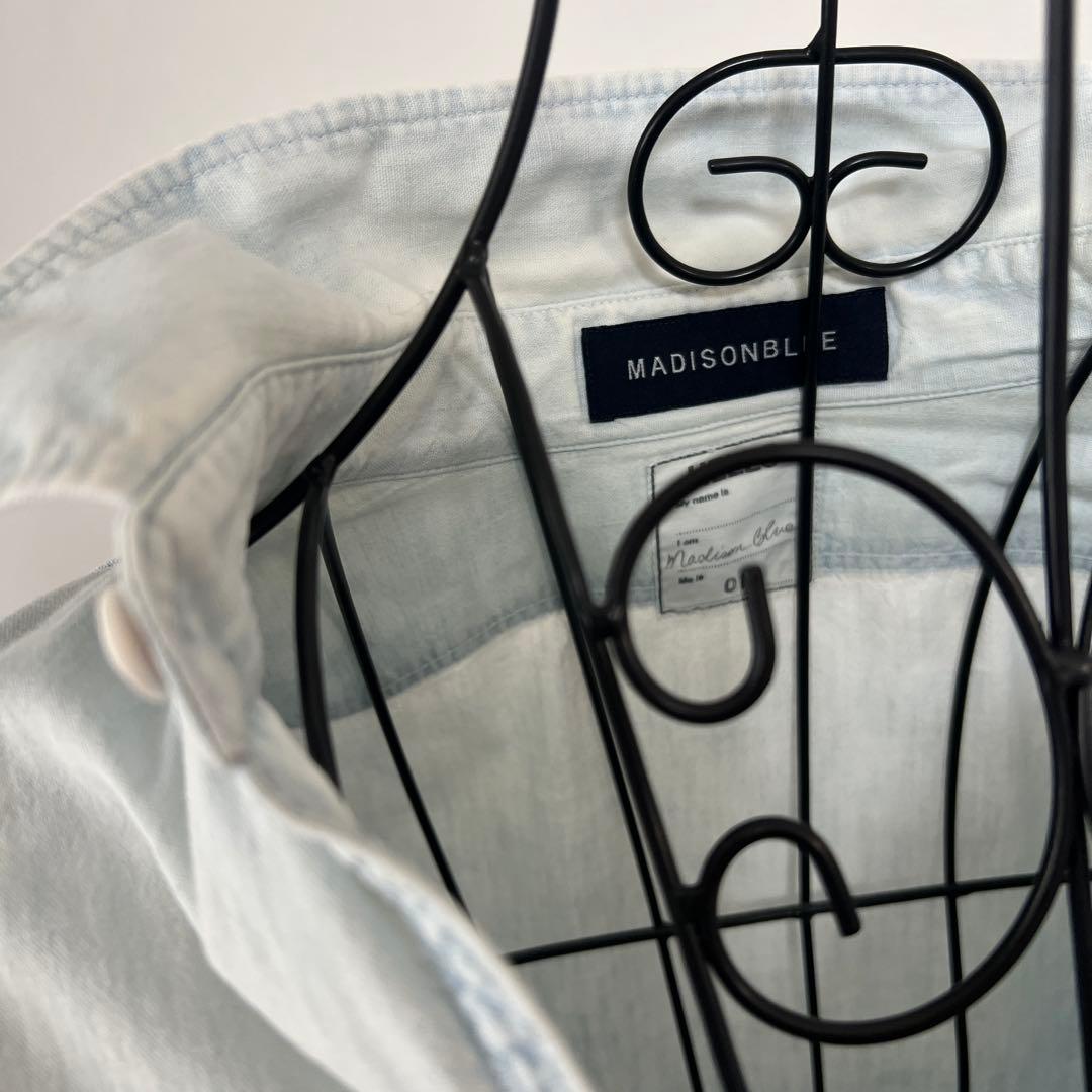 MADISONBLUE マダムワーク シャンブレーシャツ コットン